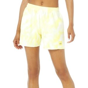 Alo Yoga tie dye gym sweat shorts